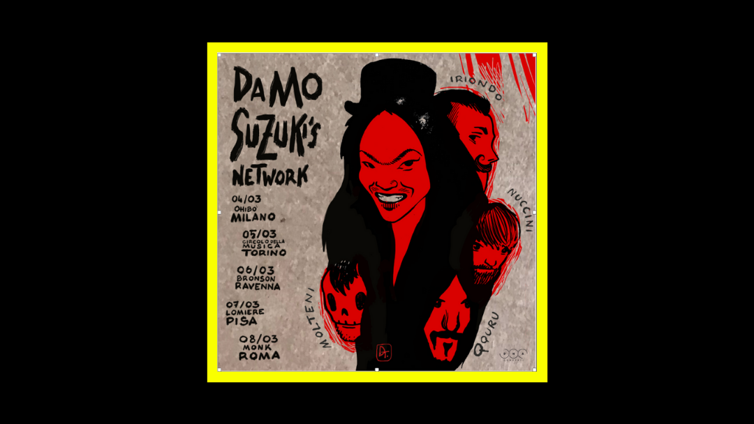 5 date dal vivo per Damo Suzuki’s Network