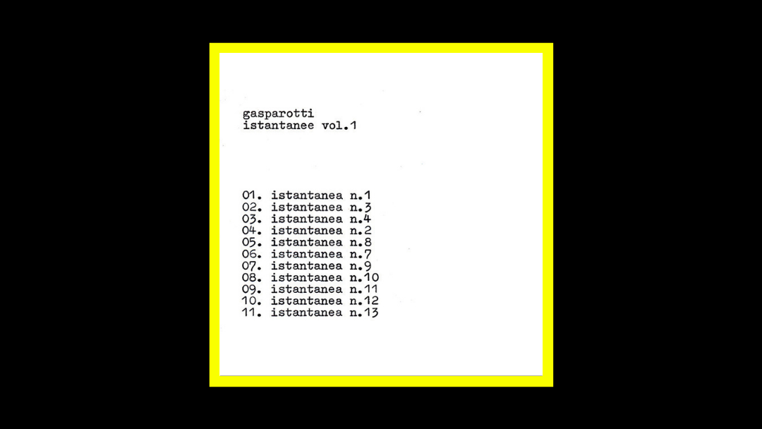 Gabriele Gasparotti – Istantanee vol.1