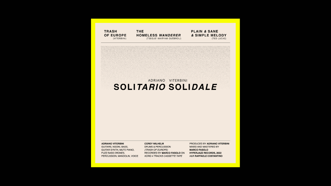 Adriano Viterbini – Solitario Solidale