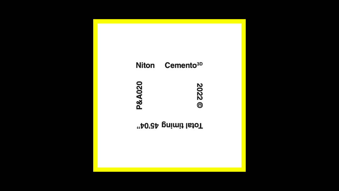 Niton - Cemento 3D Radioaktiv