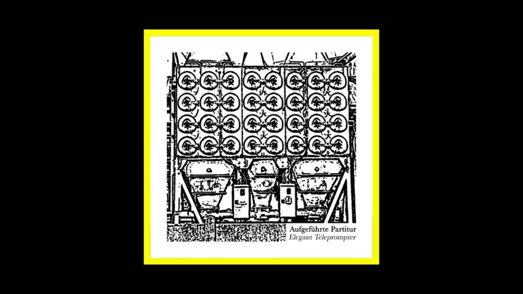 Aufgeführte Partitur - Elegant Teleprompter Radioaktiv