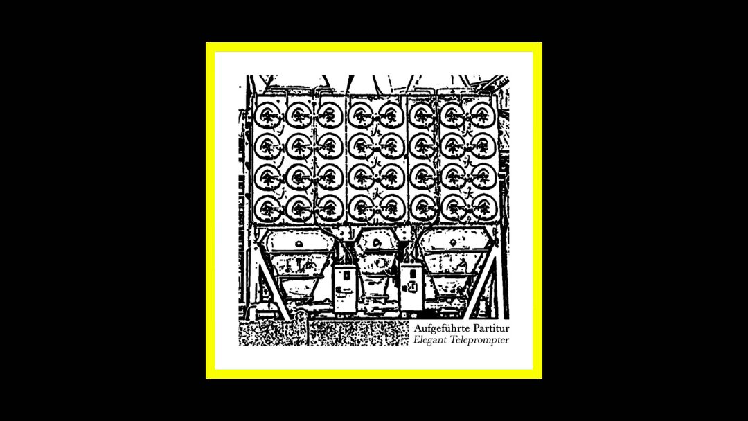 Aufgeführte Partitur - Elegant Teleprompter Radioaktiv